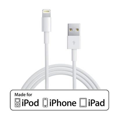 Câble USB pour iPhone 5/5S/5C/6/6S/SE/6 PLUS/IPOD/IPAD - Blanc