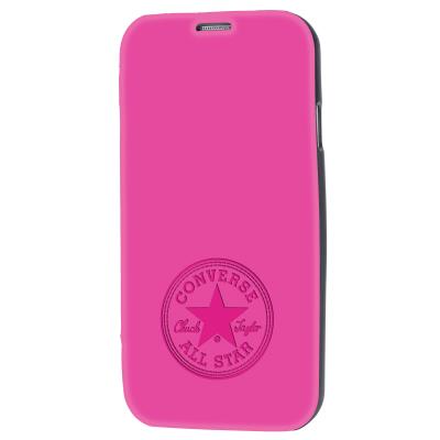 Converse Premium Booklet - Flip cover voor mobiele telefoon - polyurethaan - starflower - voor Samsung Galaxy S4