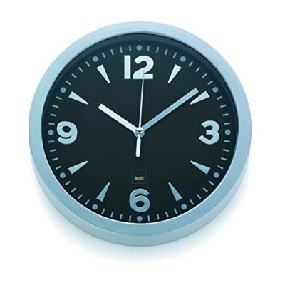 Kela 17162 horloge murale diamètre 20 cm, coloris noir, 'Berlin'