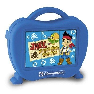 Clementoni - Puzzle 6 cubes : Jake et les pirates du pays imaginaire