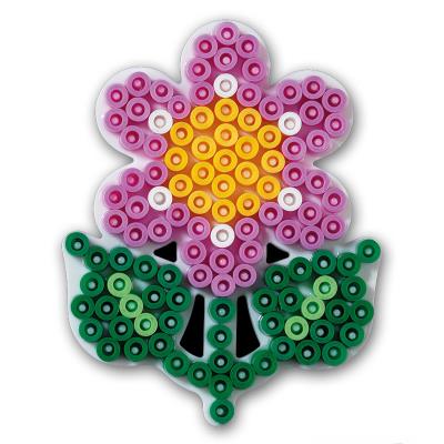 Plaque pour perles à repasser Hama Midi : Petite plaque fleur Hama