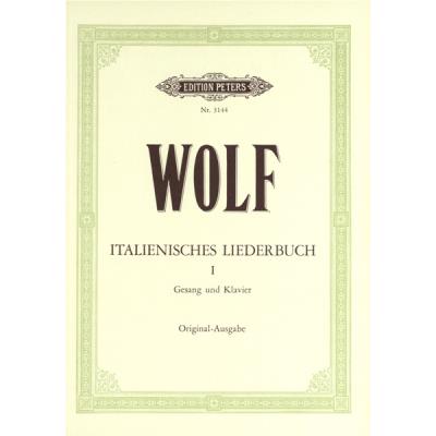 Partitions classique EDITION PETERS WOLF HUGO - ITALIAN LYRICS: 46 SONGS VOL.1 - VOICE AND PIANO (PAR 10 MINIMUM) Choeur et ensemble vocal