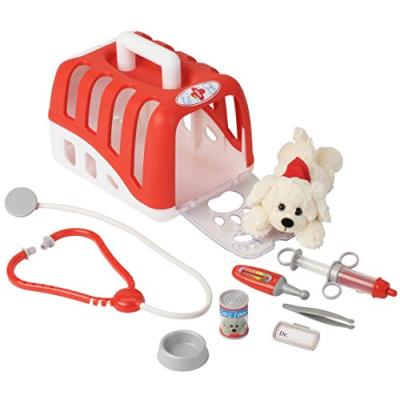 Klein - 4831 - jeu d'imitation - mallette vétérinaire avec chien en peluche et accessoires
