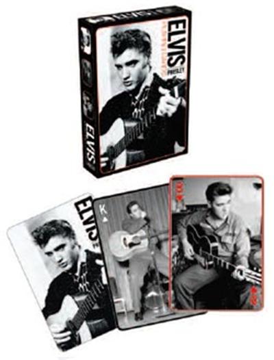 Elvis Presley jeu de cartes à jouer Black et White