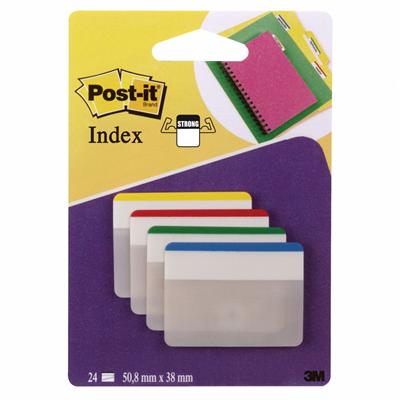 Index Post-it - 24 index larges de classement 50,8x38mm