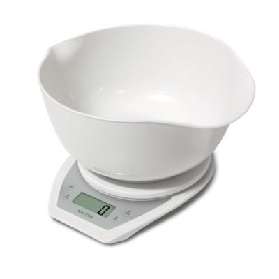 SALTER BALANCE ÉLECTRONIQUE AVEC BOL DE MÉLANGE/VERSEUR BLANC