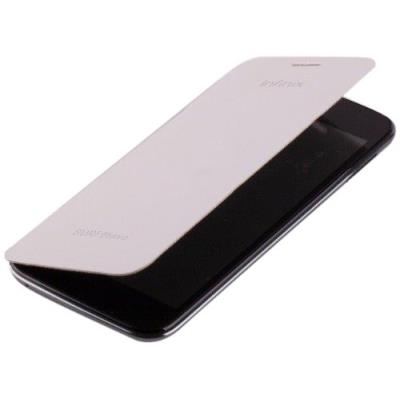 Etui portefeuille Surf Bravo Infinix blanc pour Infinix X503