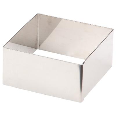 LACOR 68480 CERCLE CARRE POUR PÂTISSERIE EN INOX 8 X 8 CM