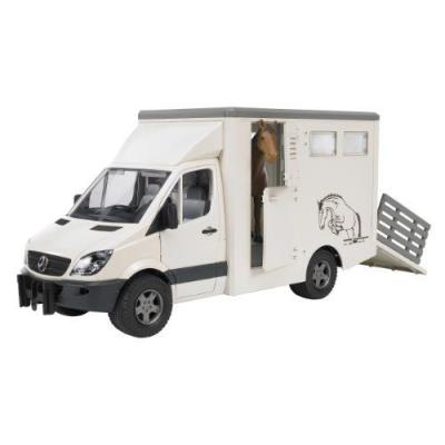Bruder - BRR02533 - Construction et Maquette - Accessoire - Camion Transparent Chevaux 1 Cheval