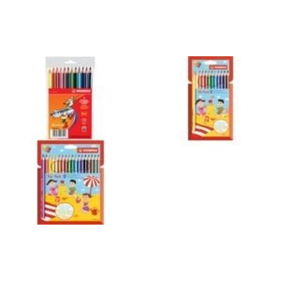 Stabilo Crayons De Couleur Triangulaire Trio Épais 12 + 1 Promo Étui 203 12 01 D2