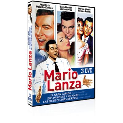 Mario Lanza - El gran Caruso + Dos pasiones y un amor + Las siete colinas de Roma – 3DVD