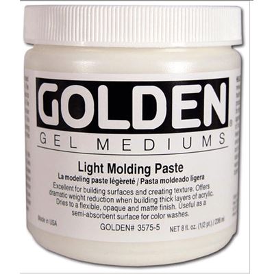 Pâte opaque allégée (light molding paste) 236 ml - golden