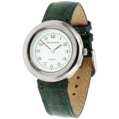 Montre SHAON/38-1000-15 en Cuir Vert