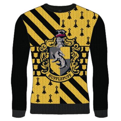 HARRY POTTER - Hufflepuff - Pull de Noël (S)
