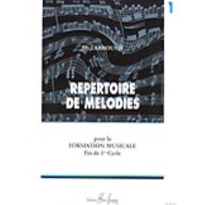 Méthodes et pédagogie LEMOINE LABROUSSE MARGUERITE - RÉPERTOIRE DE MÉLODIES VOL.1 Formation musicale - solfège