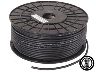 Velleman - Câble micro 2 x 0.34mm, noir, 100m