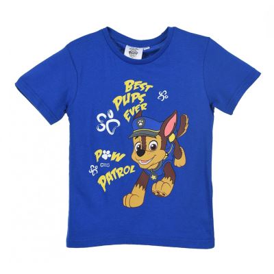 Pat Patrouille Tee shirt Garçon - Manches courtes - BLEU - 6 ans