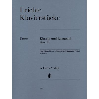 Partitions classique HENLE VERLAG EASY PIANO PIECES - CLASSIC AND ROMANTIC ERAS - VOLUME 2 Piano