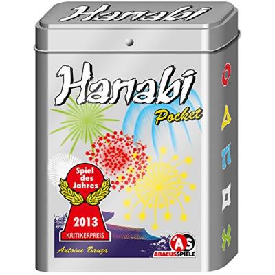 Abacusspiele 08133 hanabi pocket box, jeu de cartes