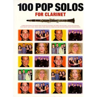 Partitions variété, pop, rock... WISE PUBLICATIONS 100 POP SOLOS - CLARINET Vents