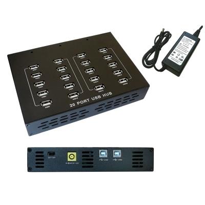 HUB INDUSTRIEL USB 2.0 - 20 Ports Station de charge USB