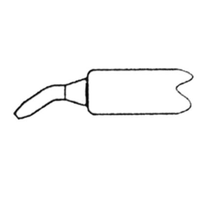 Weller nt1x panne courbee 1.6x0.4mm wmp