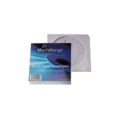 MediaRange Retailpack 50 CD Paperbag with Flagwindow - CD/DVD-hoes