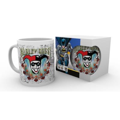 Tasse de ceramique Batman Comic Harley Quinn Logo