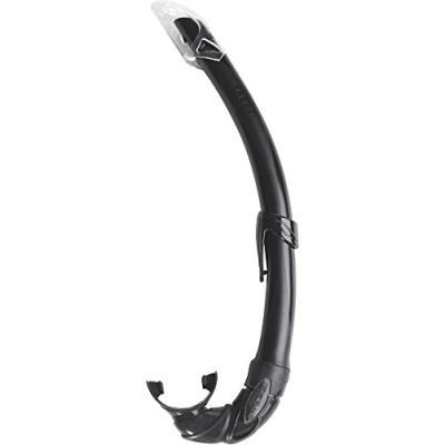 Cressi mexico tuba de plongée natation (made in italy) - noir