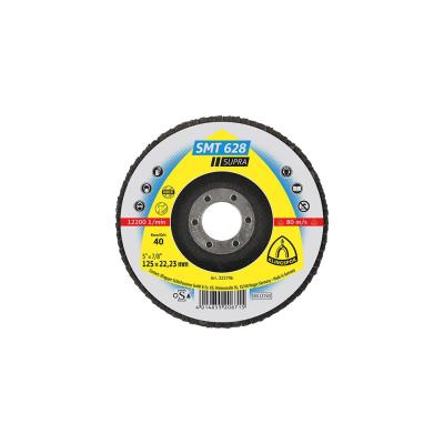 KLINGSPOR Schleifmopteller SMT 628 180 x 22,23 mm - 10 pi&egrave;ces-grain 40 322803, dROITE
