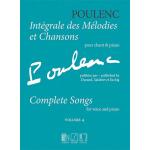 Poulenc Francis - Integrale Des Melodies Et Chansons Vol.4 (Publiees Par Dse) - Voix/Piano