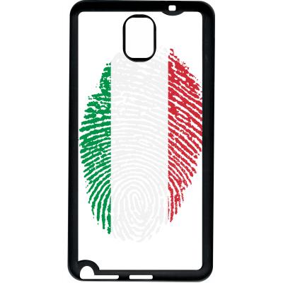Coque samsung note 3 empreinte digitale drapeau italie italy