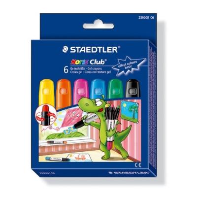 Staedtler - noris club - pack de 6 craies gels - assortis