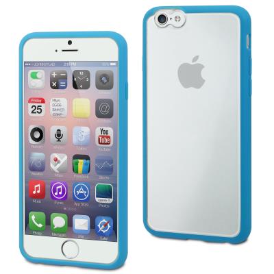 Muvit Myframe - Achterzijde behuizing voor mobiele telefoon - blauw - voor Apple iPhone 6
