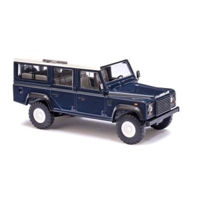 BUSCH VOITURES - BUV50302 - MODÉLISME FERROVIAIRE - LAND ROVER DEFENDER - BLEU