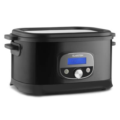 Klarstein Jacuzzi Cuiseur sous vide 6l 520W +/-0,5°C LCD acier inoxydable - noir