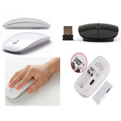 Souris sans fil silicone We Blanche Silicone anti stress 1000 DPI Dongle  USB Plug and Play - WE
