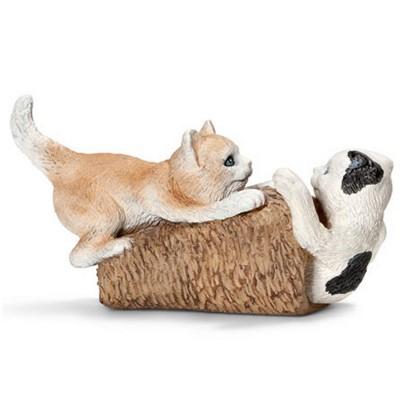 Schleich - Figurine Chat : Chatons jouant