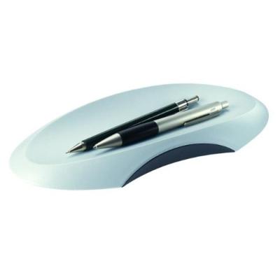 Han delta 1750-31 support pour stylo polystyrène gris clair noir 246 x 22 x 106 mm