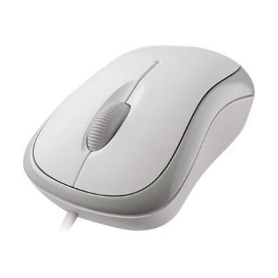 Microsoft Basic Optical Mouse for Business - muis - USB - wit