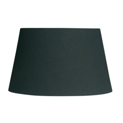 oaks lighting abat-jour tambour coton noir 20 cm