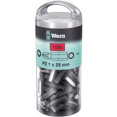 Wera 855/1 Embouts Z DIY 100, PZ 1 x 25 mm, 100 pi&egrave;ces