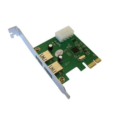 Carte Contrôleur USB 3.0 Sur Port PCI-E CHIPSET ASM 1042 - 2 PORTS