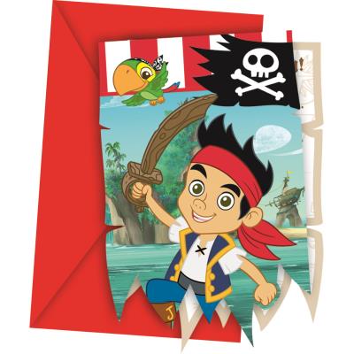 Cartes d'anniversaire Jake le Pirate Disney