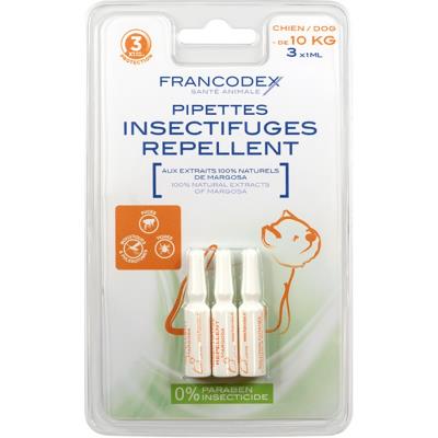 Meilleurs prix pour Pipettes Insectifuges Chiot & Petit Chien 3 Pipettes De 1 Ml