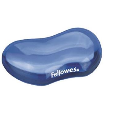Fellowes 91177-72 Mini Repose-Poignet ergonomique Crystal Gel Bleu