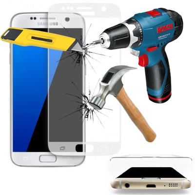 Film en verre Trempé Bord Incurvé Resistant pour Samsung Galaxy S7 G930F - TRANSPARENT
