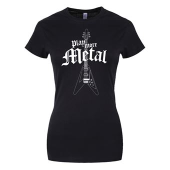 Play More Metal Tee-Shirt Femme - 1