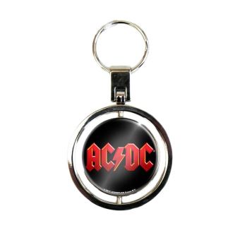Porte-clés rotatif avec logo AC / DC - Porte clef - Achat & prix