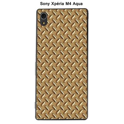 Coque Métal Or pour Sony Xpéria M4 Aqua